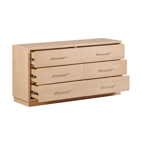 Giselle Navarre 6-Drawer Wood Dresser - image 4