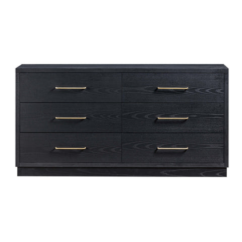 Giselle Navarre 6-Drawer Wood Dresser - image 3