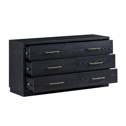 Giselle Navarre 6-Drawer Wood Dresser - image 5