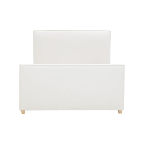Amelie Castaigne Ivory Contract-Grade Fabric Upholstered Bed - image 4