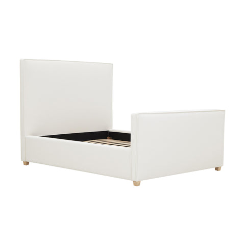 Amelie Castaigne Ivory Contract-Grade Fabric Upholstered Bed - image 5