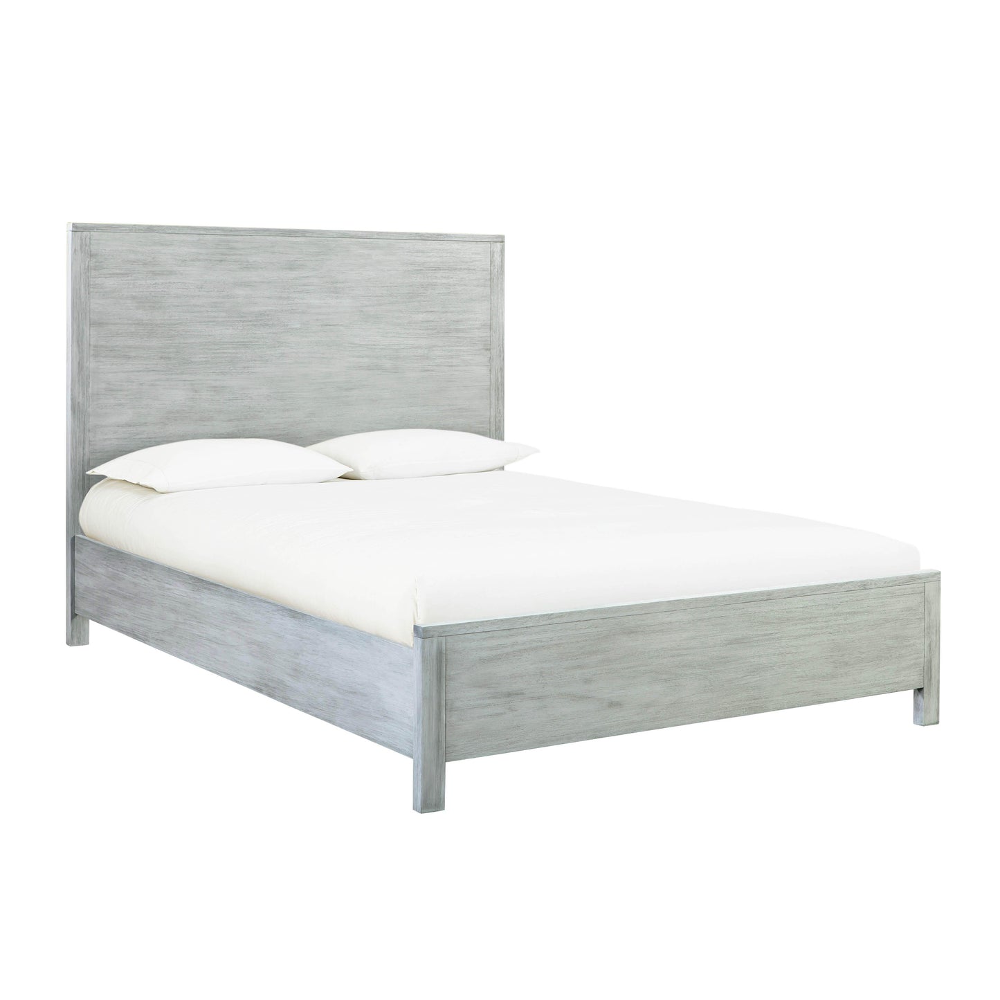 lottie grey washed wooden queen bed