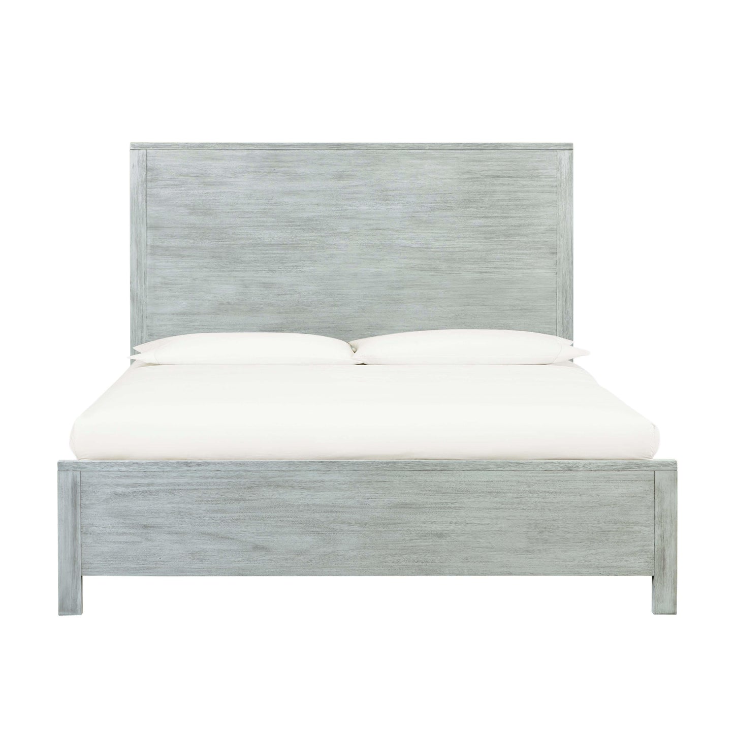 lottie grey washed wooden queen bed