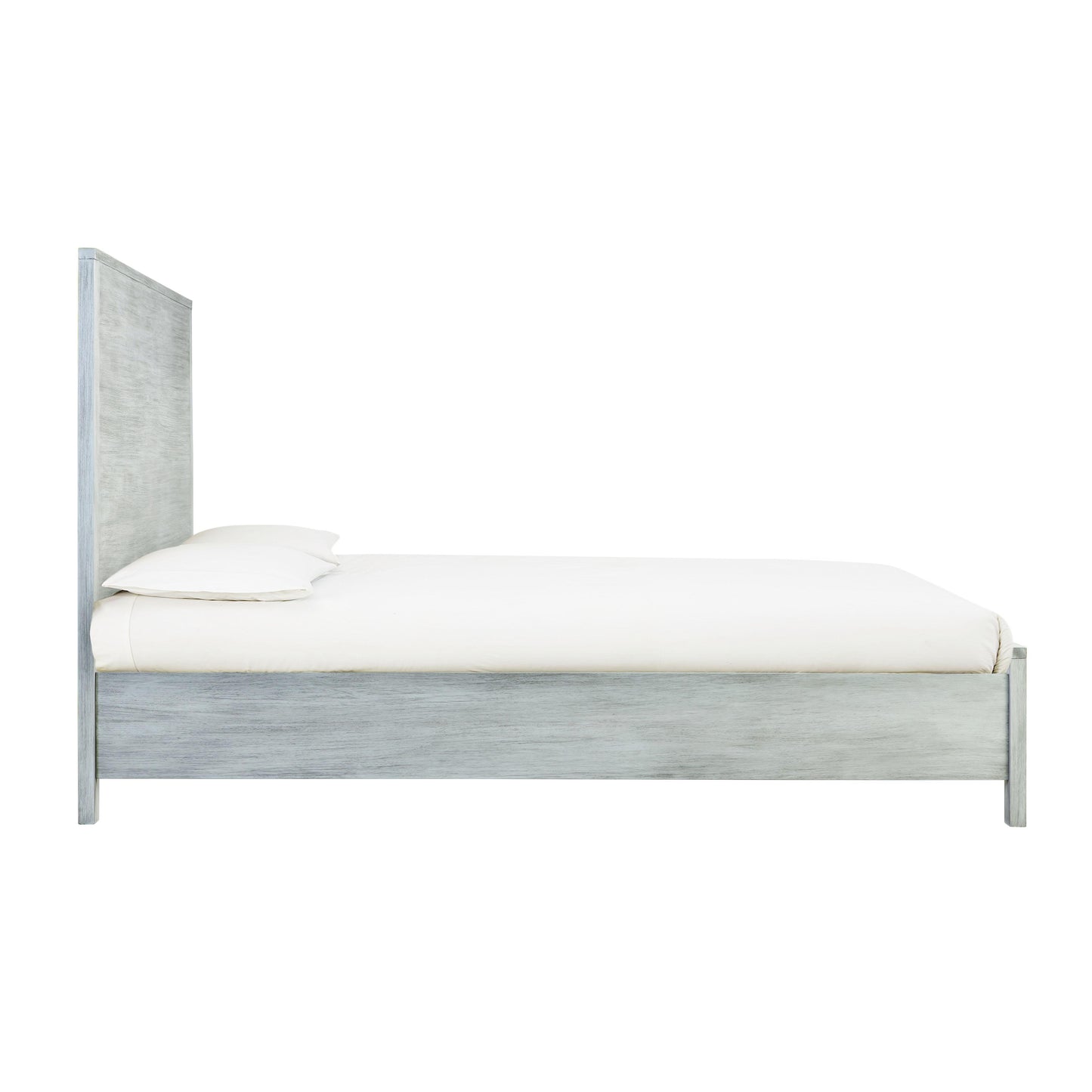 lottie grey washed wooden queen bed