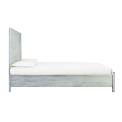 Lottie Grey Washed Wooden Queen Bed