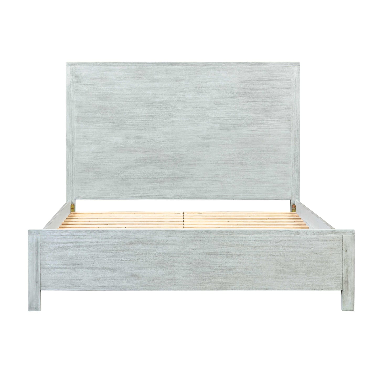 lottie grey washed wooden queen bed