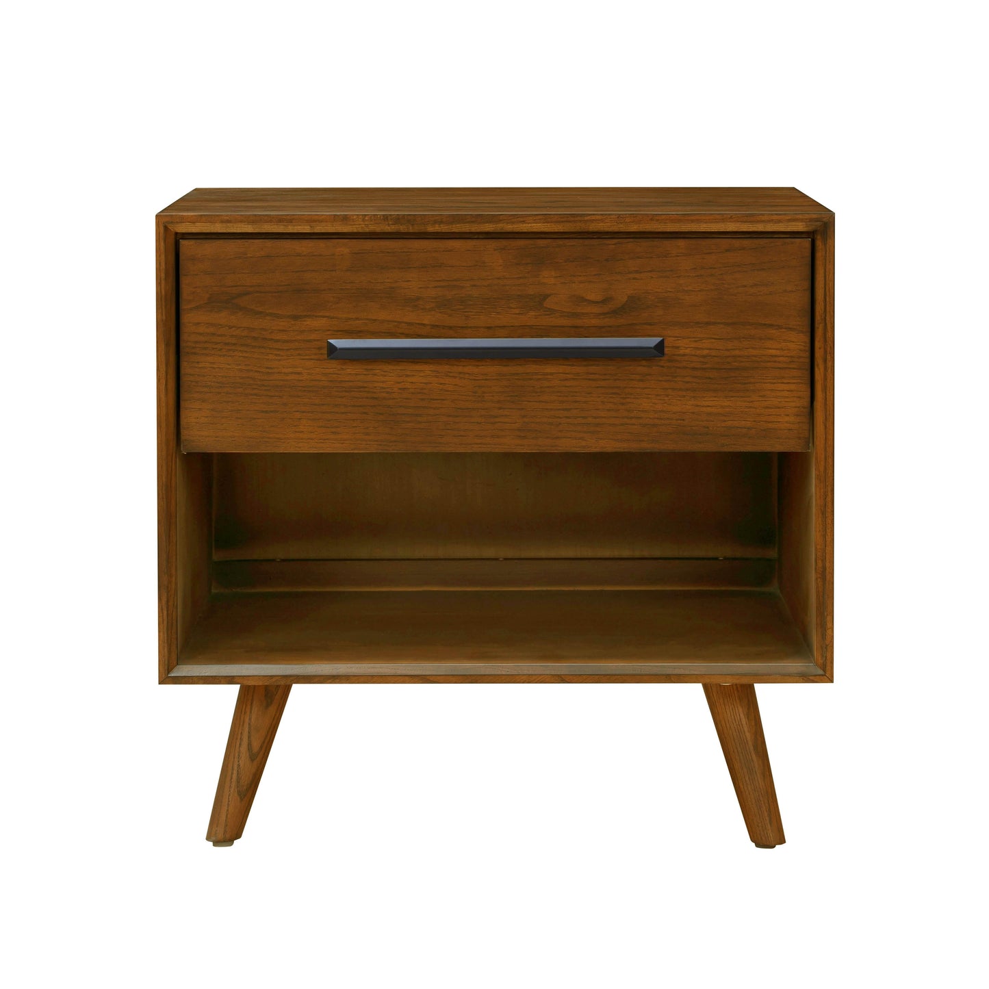 kimi pecan nightstand