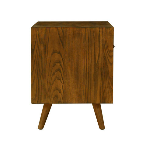 Giselle Fontaine 24" Walnut 1-Drawer Nightstand - image 5