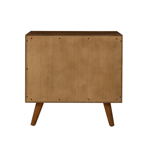 Giselle Fontaine 24" Walnut 1-Drawer Nightstand - image 6