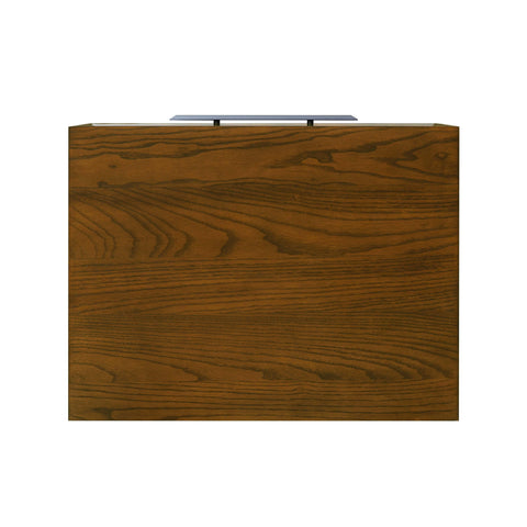 Giselle Fontaine 24" Walnut 1-Drawer Nightstand - image 7