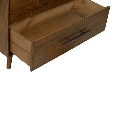 Giselle Fontaine 33" Walnut 5-Drawer Chest - image 5
