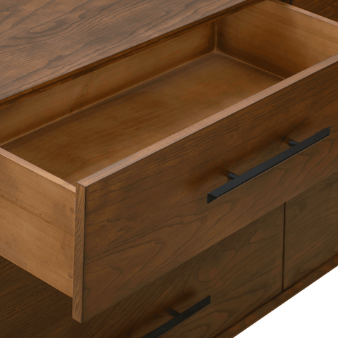 Giselle Fontaine 62" Walnut 6-Drawer Dresser - image 6