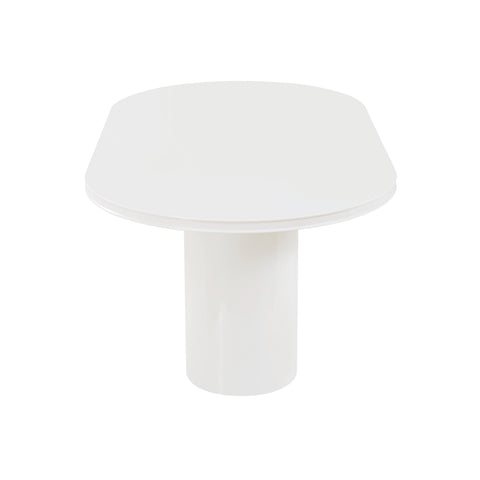 Elodie Fontaine 79" Lacquer Oval Dining Table - image 4