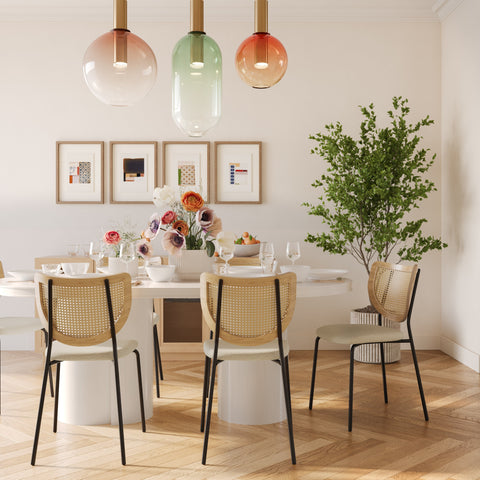 Elodie Fontaine 79" Lacquer Oval Dining Table - image 9