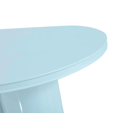 Elodie Fontaine 79" Lacquer Oval Dining Table - image 6