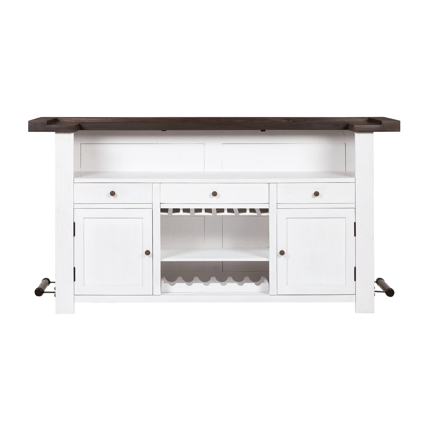 dente distressed white bar