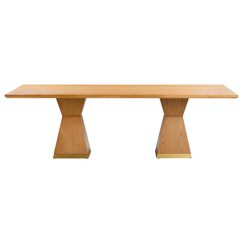 Isabelle Provence 98" Wood Rectangular Dining Table - image 3