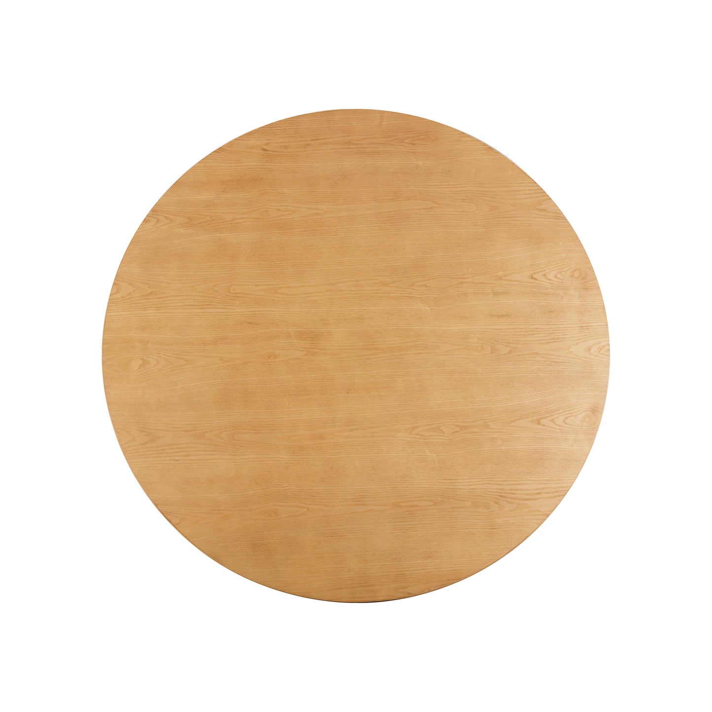 vari natural wood round dining table