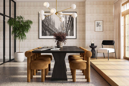 Vari Black Wood Dining Table