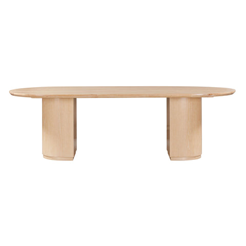 Giselle Navarre 102" Wood Oval Dining Table - image 3