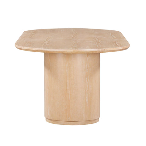 Giselle Navarre 102" Wood Oval Dining Table - image 4