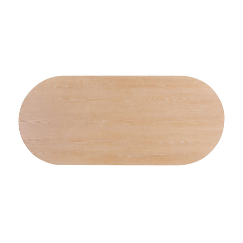 Giselle Navarre 102" Wood Oval Dining Table - image 5