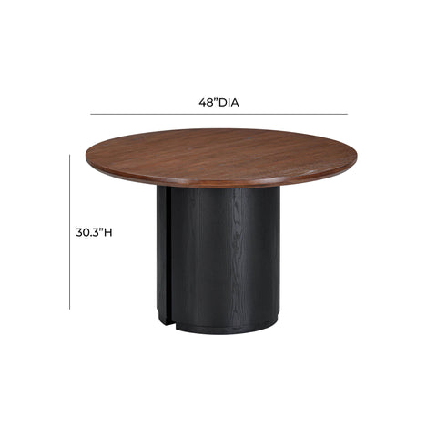 Giselle Navarre 48" Wood Round Dining Table - image 5