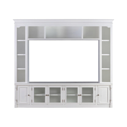 Presby White Entertainment Center for TVs up to 75"