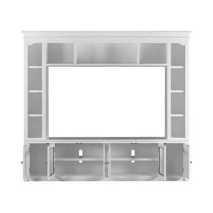 Presby White Entertainment Center for TVs up to 75"