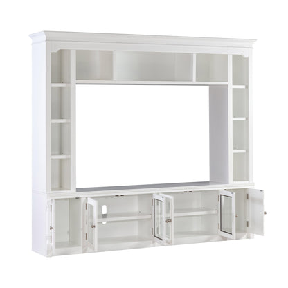 Presby White Entertainment Center for TVs up to 75"