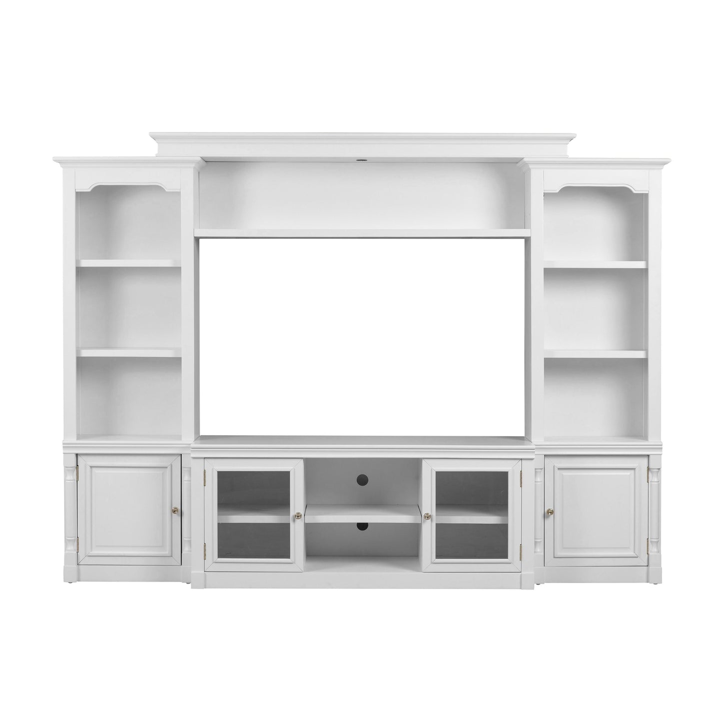 presby white entertainment center for tvs up to 65"