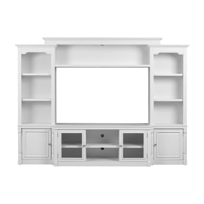 Presby White Entertainment Center for TVs up to 65"