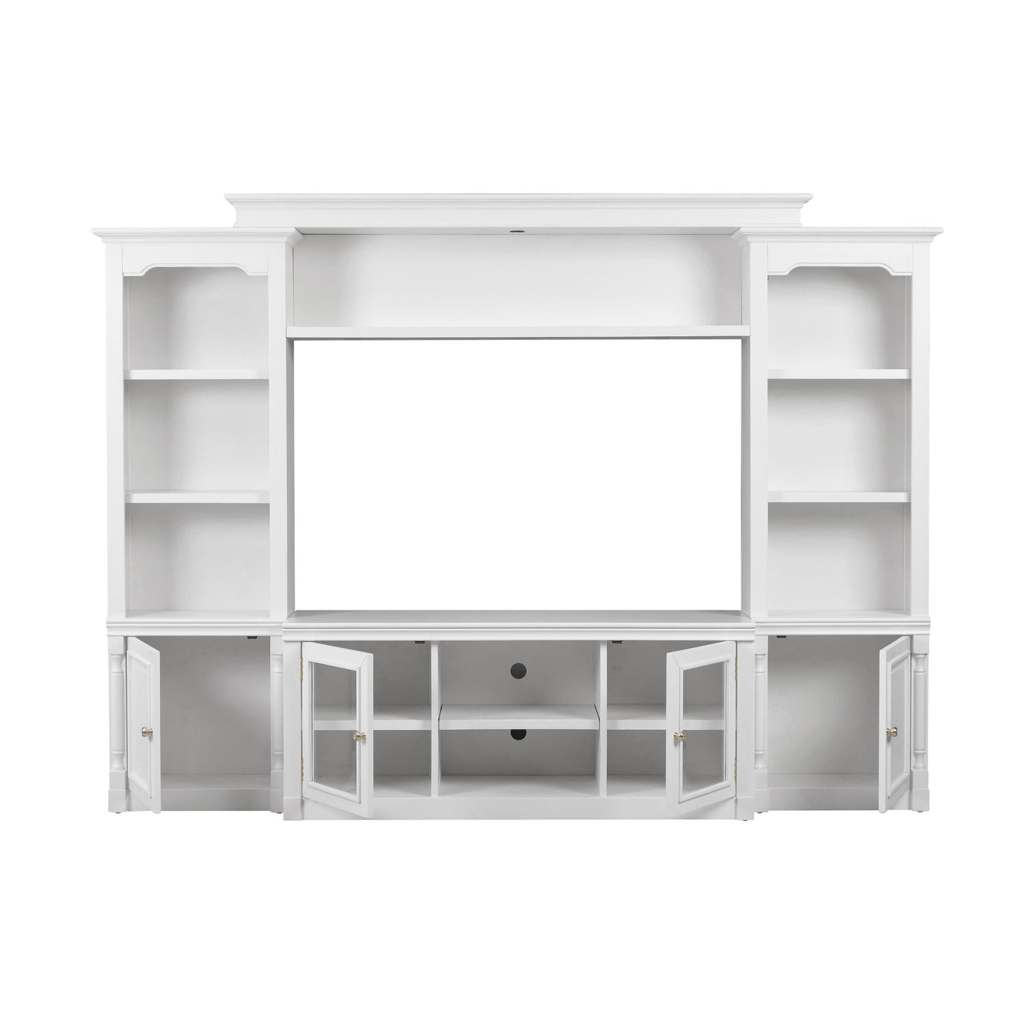 presby white entertainment center for tvs up to 65"