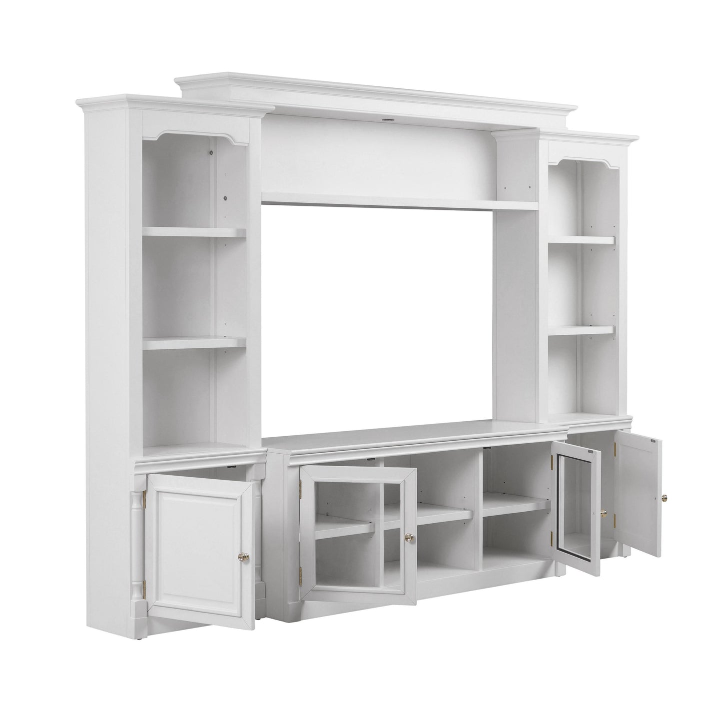 presby white entertainment center for tvs up to 65"