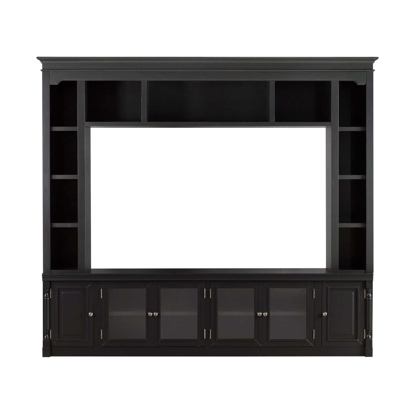 presby charcoal entertainment center for tvs up to 75"