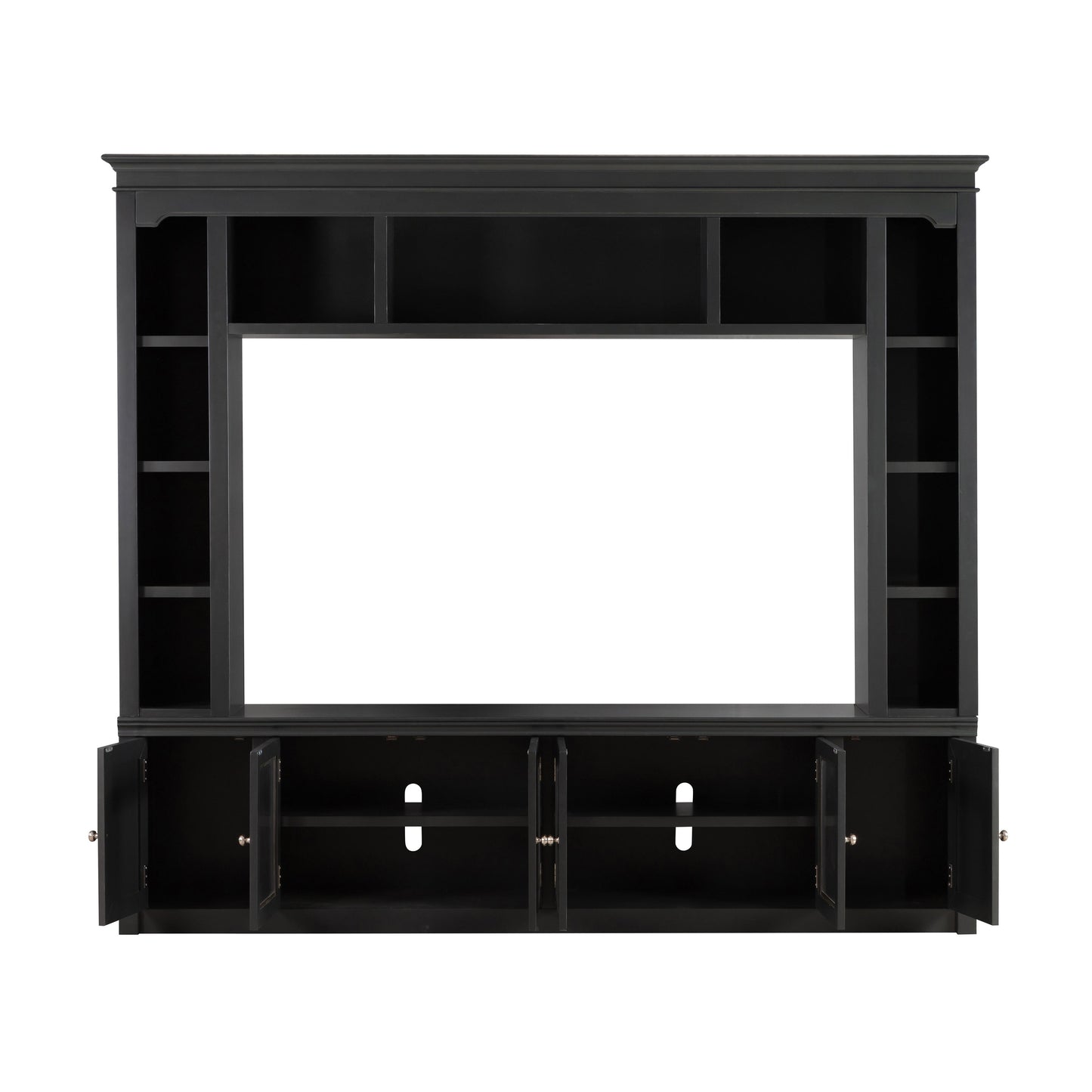 presby charcoal entertainment center for tvs up to 75"