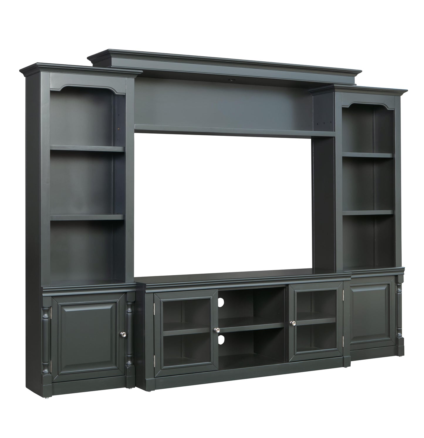 presby charcoal entertainment center for tvs up to 65"