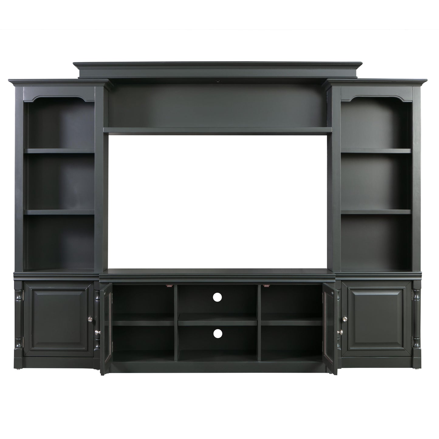 presby charcoal entertainment center for tvs up to 65"