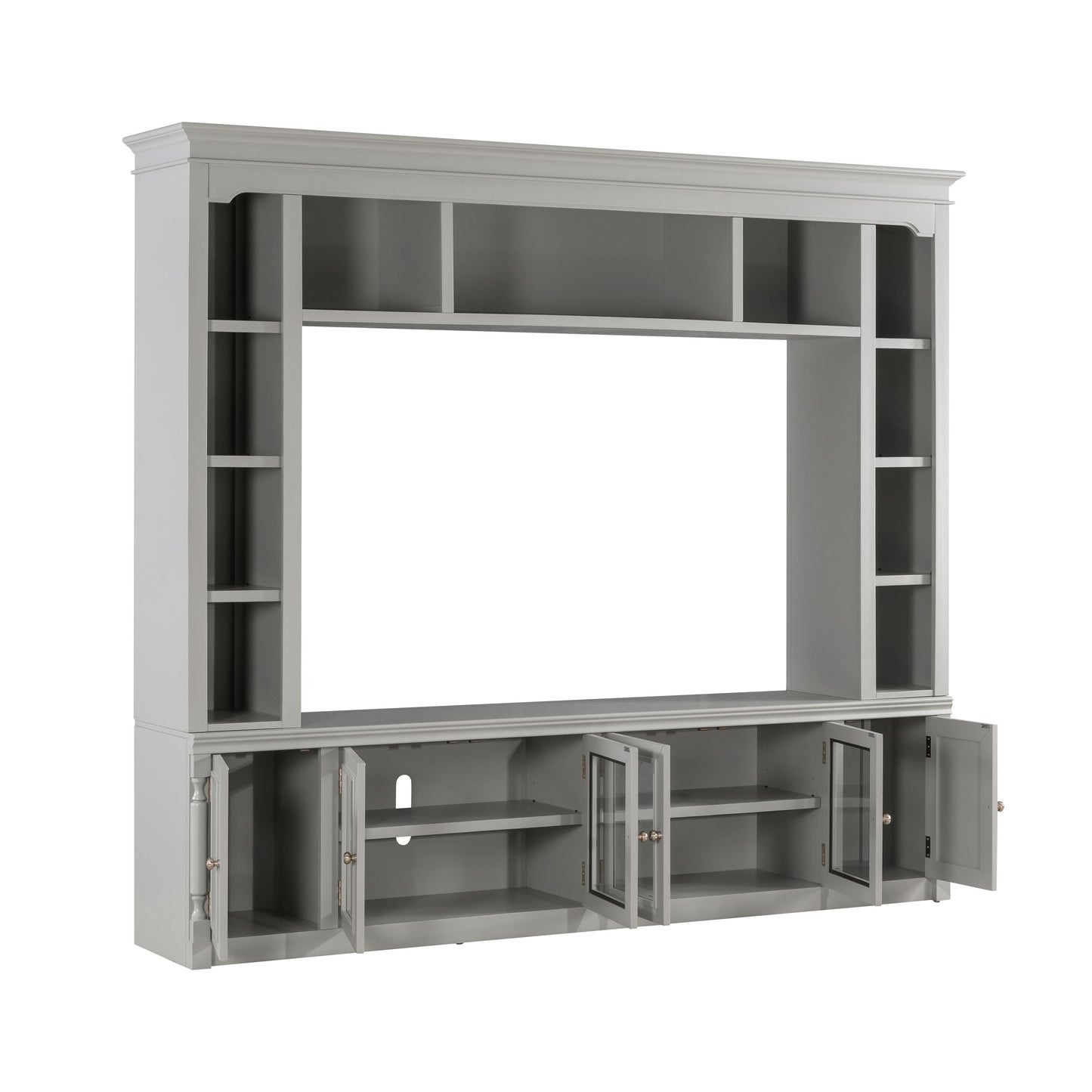 presby gray entertainment center for tvs up to 75"