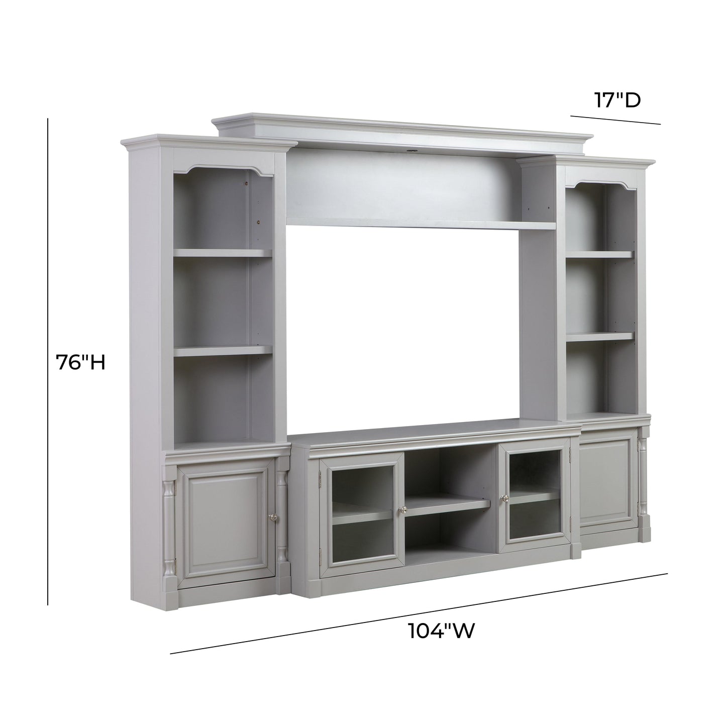 presby gray entertainment center for tvs up to 65"