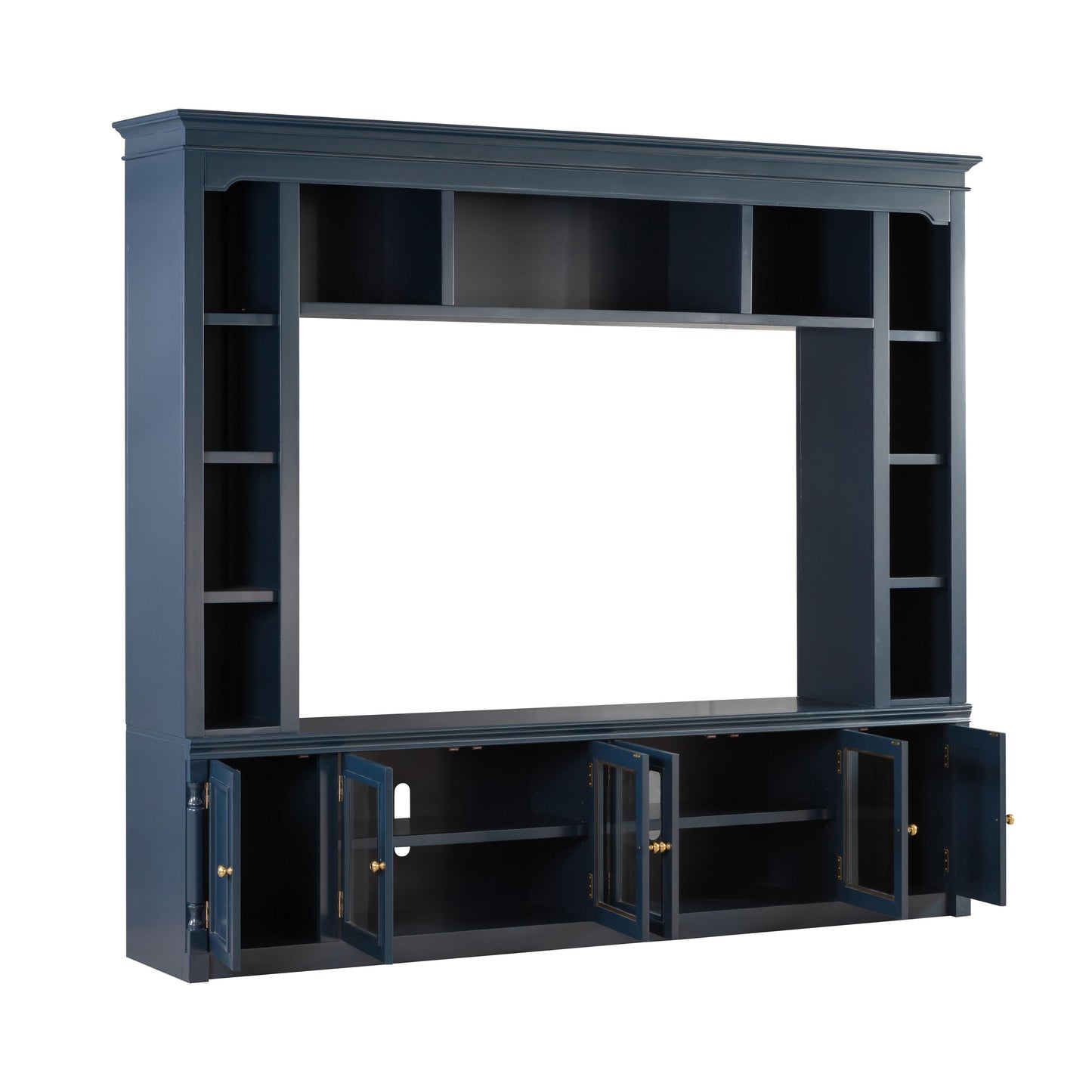 presby blue entertainment center for tvs up to 75"