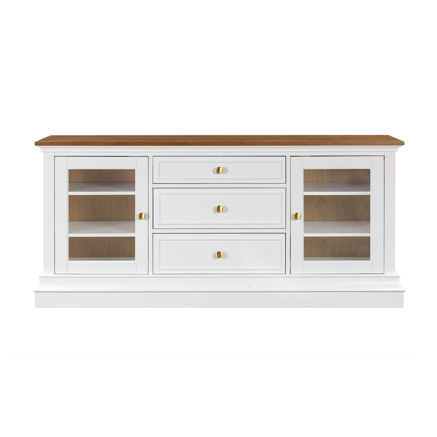 giselle white entertainment console