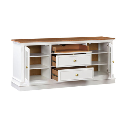 Giselle White Entertainment Console