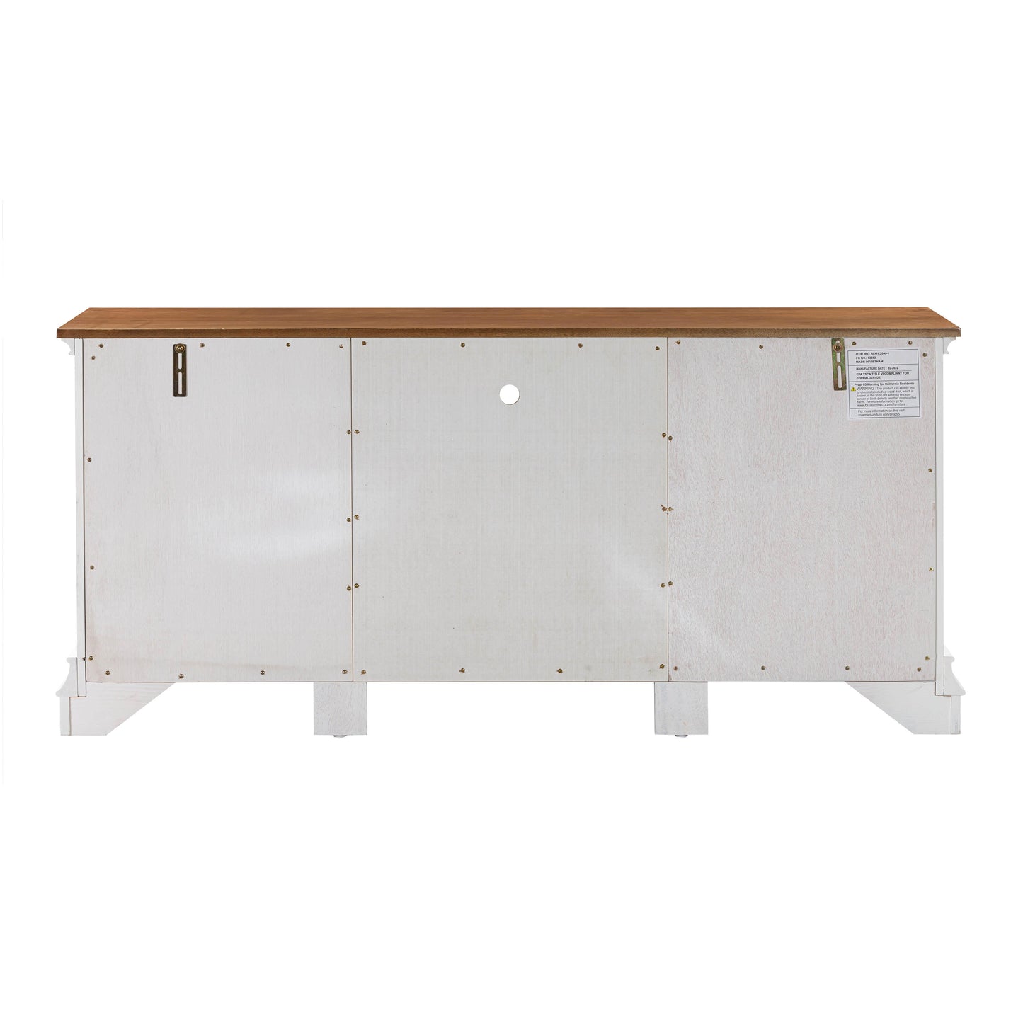 giselle white entertainment console