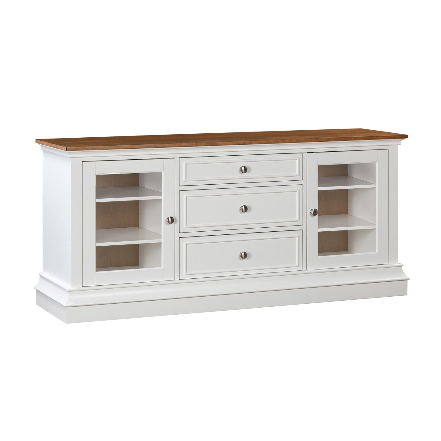 giselle white entertainment console