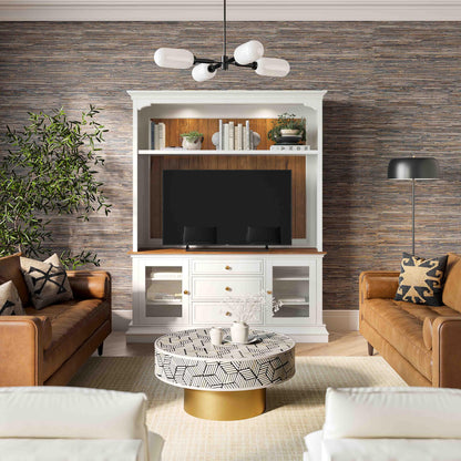 Giselle White Entertainment Center for TVs up to 70"