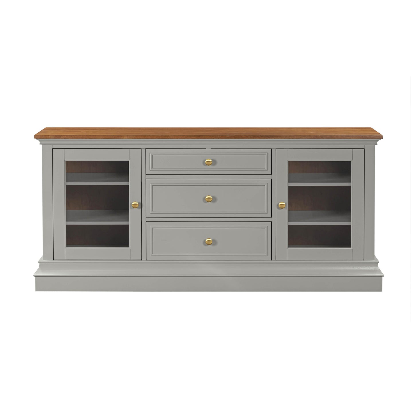 giselle gray entertainment console