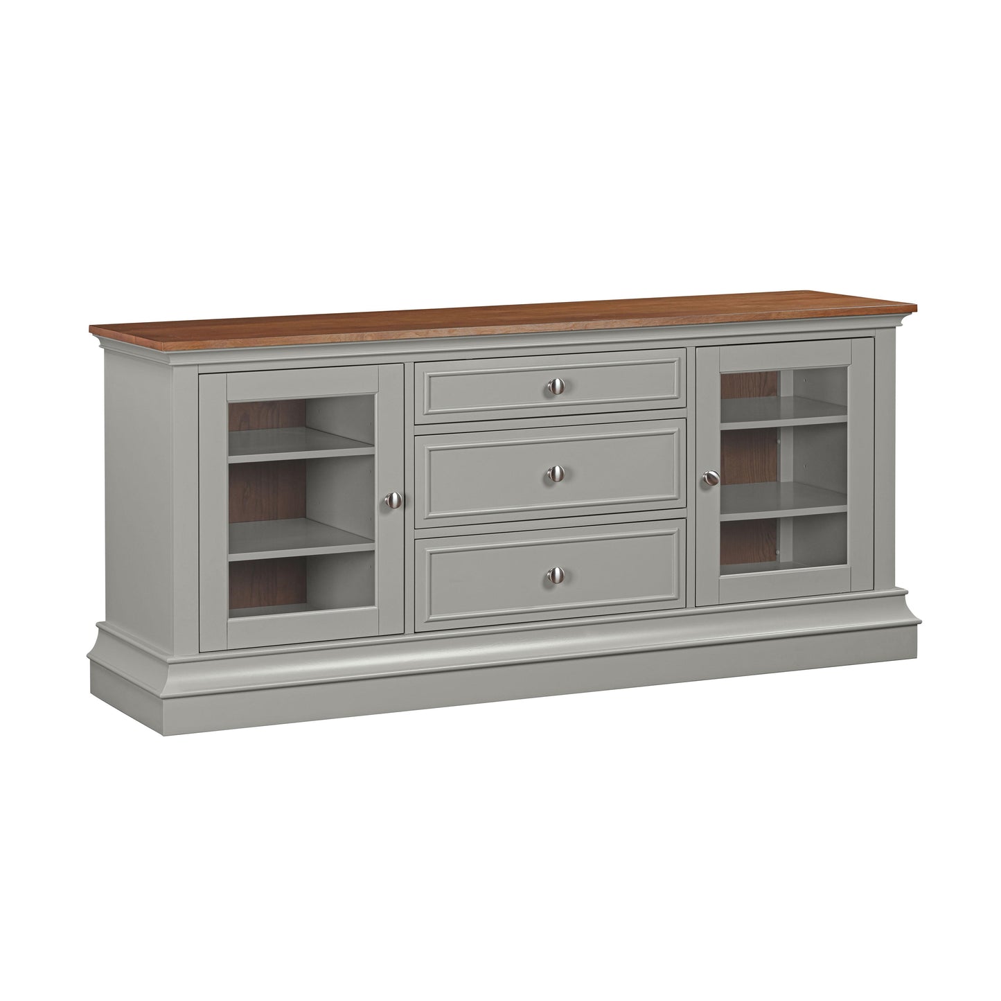 giselle gray entertainment console