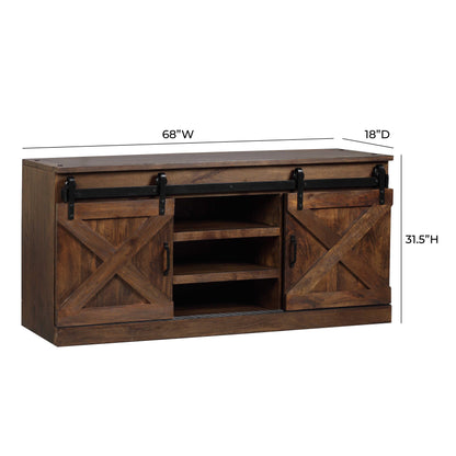 Tulum Rustic Brown Console