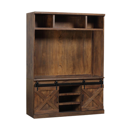 Tulum Rustic Brown Entertainment Center